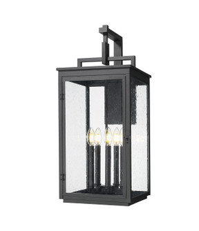 Hartwell Five Light Outdoor Wall Mount in Sand Black (224|5019XLBK)