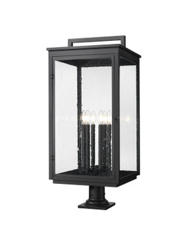 Hartwell Six Light Outdoor Pier Mount in Sand Black (224|5019PHXXLR533PMBK)