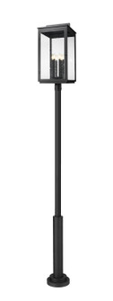 Hartwell Six Light Outdoor Post Mount in Sand Black (224|5019PHXXLR5010PBK)