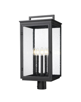 Hartwell Five Light Outdoor Post Mount in Sand Black (224|5019PHXLRBK)
