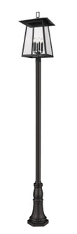 Rainer Six Light Outdoor Post Mount in Black (224|5015PHXXLR518PBK)