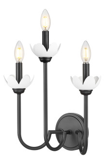 Allistair Three Light Wall Sconce in Matte Black (224|3523SMB)