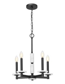 Kaden Five Light Chandelier in Matte Black (224|30455MB)