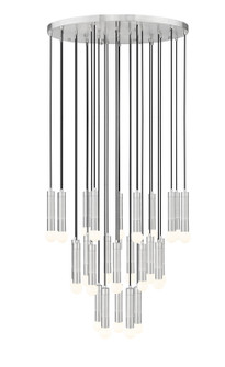 Stari 27 Light Chandelier in Brushed Nickel (224|1956P27RBN)