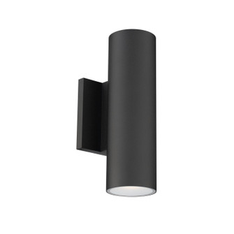 Cylinder LED Wall Sconce in Black (34|WSW190212CSBK)