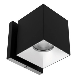 Zoron LED Wall Mount in Black/Haze (34|W4SNCSBKHZ)