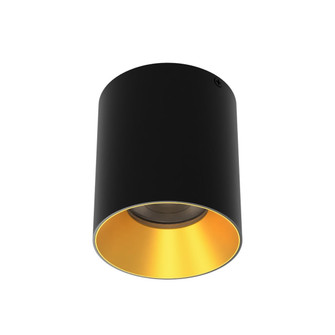 Zoron LED Flush Mount in Black/Gold (34|C4RLNCSBKGL)