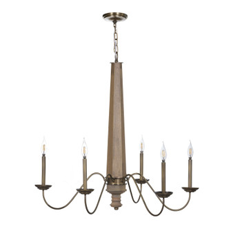 Dinner at Five Light Chandelier in Heritage Bronze (137|545C05BRZ)