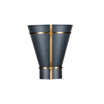 Brasserie One Light Wall Sconce in Blackened Zinc/Heritage Bronze (137|536W01ZNCBRZ)