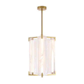 Mingle LED Pendant in Satin Brass (137|531P03SB)