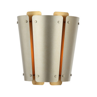 Peep Show One Light Wall Sconce in Sunwashed Silver/Brushed Sienna (137|518W01SSBS)