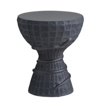 Kobra Outdoor Accent Table in Black Volcanic Ash (314|FAS15)