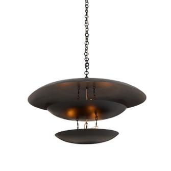 Florko Six Light Chandelier in Blackened Iron (314|DMI25)