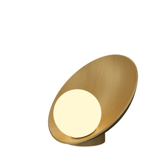 Oyster One Light Table Lamp in Organic Gold (486|710249)