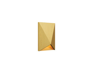 Facet One Light Wall Lamp in Organic Gold (486|421949)