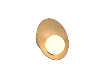 Oyster One Light Wall Lamp in Sand (486|421845)