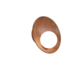 Oyster One Light Wall Lamp in Imbuia (486|421806)