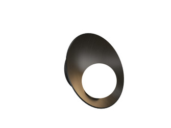 Oyster One Light Wall Lamp in Charcoal (486|421744)
