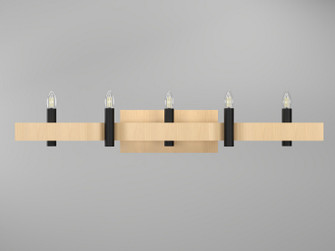 Flow Four Light Wall Lamp in Maple (486|421434)