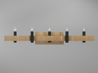 Flow Four Light Wall Lamp in Louro Freijo (486|421409)