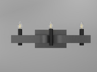 Flow Three Light Wall Lamp in Organic Grey (486|421250)