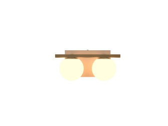 Sfera Two Light Wall Lamp in Organic Cappuccino (486|421048)