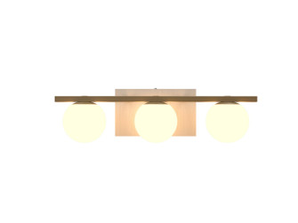 Sfera Three Light Wall Lamp in Organic White (486|420747)