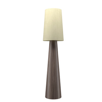 Barrel One Light Floor Lamp in American Walnut (486|306218)