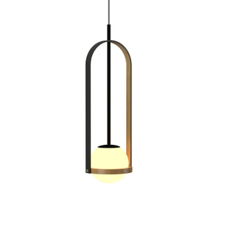Strap One Light Pendant in Louro Freijo (486|154509) Strap One Light Pendant in Louro Freijo (486|154509)