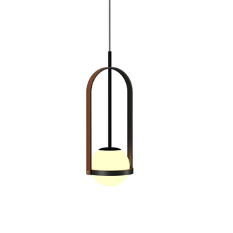 Strap One Light Pendant in Charcoal (486|154444)