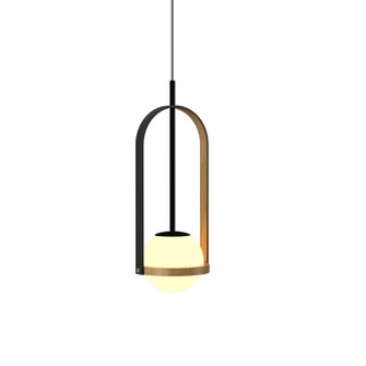 Strap One Light Pendant in Louro Freijo (486|154409)