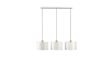 Element Three Light Pendant in Organic White (486|154247)