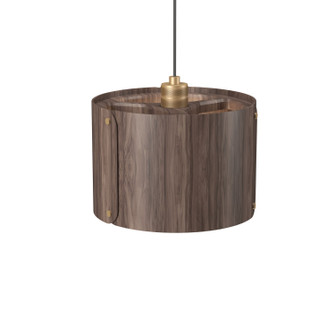 Element One Light Pendant in American Walnut (486|153918)