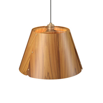 Element One Light Pendant in Teak (486|153612)