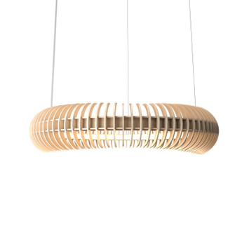 Stecche di Legno LED Pendant in Organic Cappuccino (486|1535LED48)