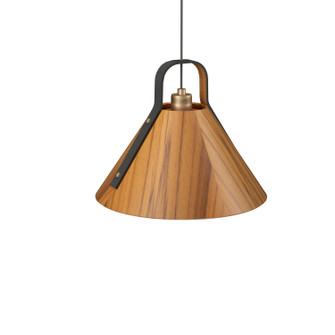 Strap One Light Pendant in Teak (486|152812)