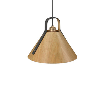 Strap One Light Pendant in Louro Freijo (486|152809)