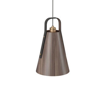 Strap One Light Pendant in American Walnut (486|152718)