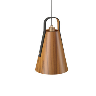 Strap One Light Pendant in Teak (486|152712)