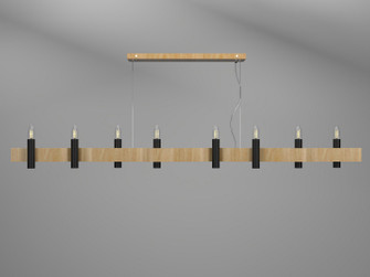 Flow Eight Light Pendant in Louro Freijo (486|152409)