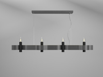 Flow Four Light Pendant in Organic Grey (486|152350)