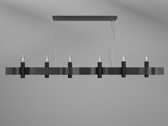 Flow Six Light Pendant in Charcoal (486|151844)