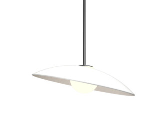 Oyster One Light Pendant in Organic White (486|151547)
