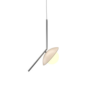 Oyster One Light Pendant in Organic Cappuccino (486|151348)