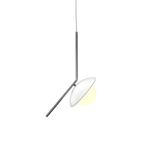 Oyster One Light Pendant in Organic White (486|151347)