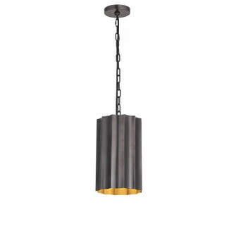 Allegra One Light Mini Pendant in Gunmetal / Gold (16|39131GMGLD)