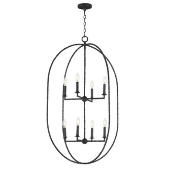Martel Eight Light Pendant in Blacksmith (16|21849BS)
