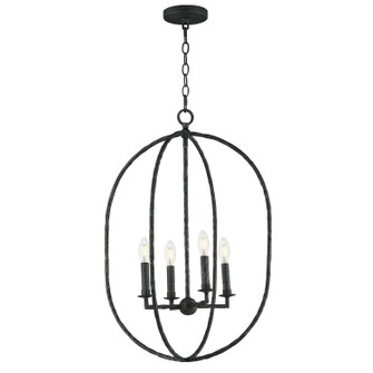 Martel Four Light Pendant in Blacksmith (16|21843BS)
