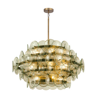 Loren 12 Light Chandelier in Weathered Brass (16|21825GNWBR)