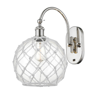 Ballston One Light Wall Sconce in Polished Nickel (405|9181WPNG12210RW)